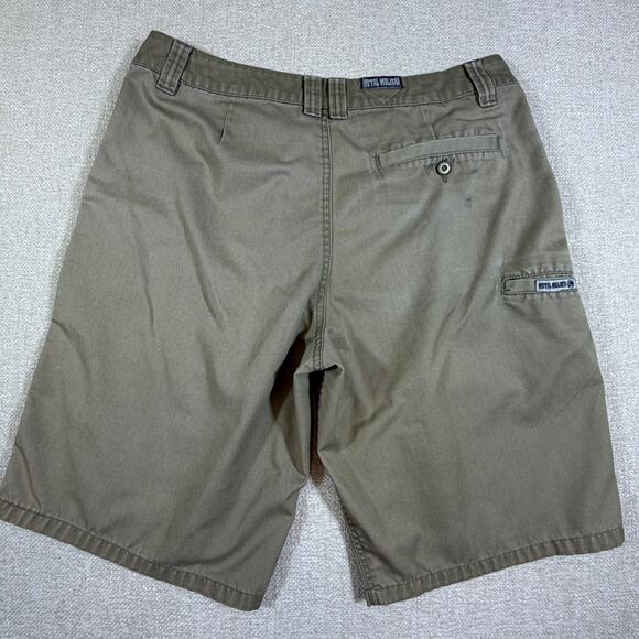 Metal Mulisha Men Size L Tan Casual Cargo Style Shorts Streetwear Skate Pants - Picture 2 of 12